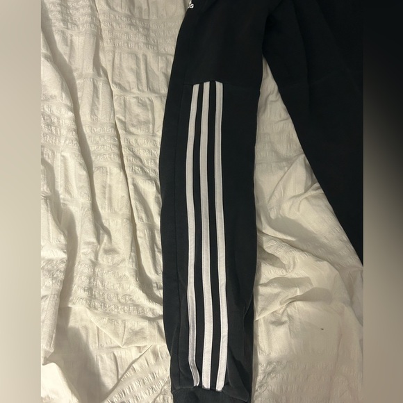 Adidas Sweatpants Black 3 Striped - Picture 3 of 6